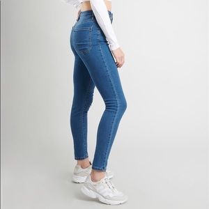 Garage Ultra High Rise Jegging - Abbey Blue